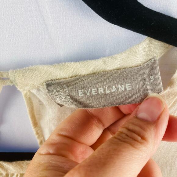 Everlane Cream Midi Dress - Picture 6 of 12